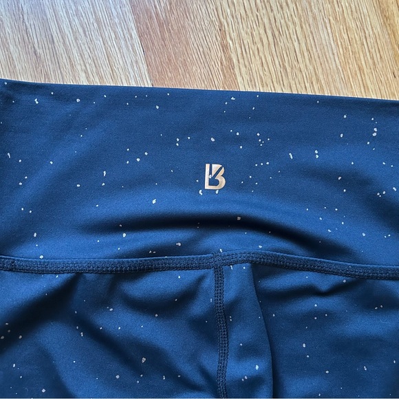 BuffBunny dazzle leggings in black and rose gold splatter - Picture 7 of 10